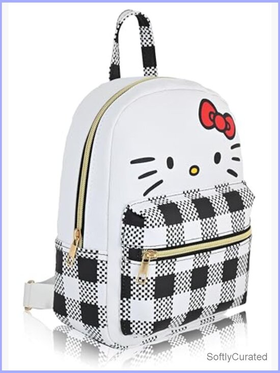 Sanrio Hello Kitty Mini Backpack Purse PU Leather 10\